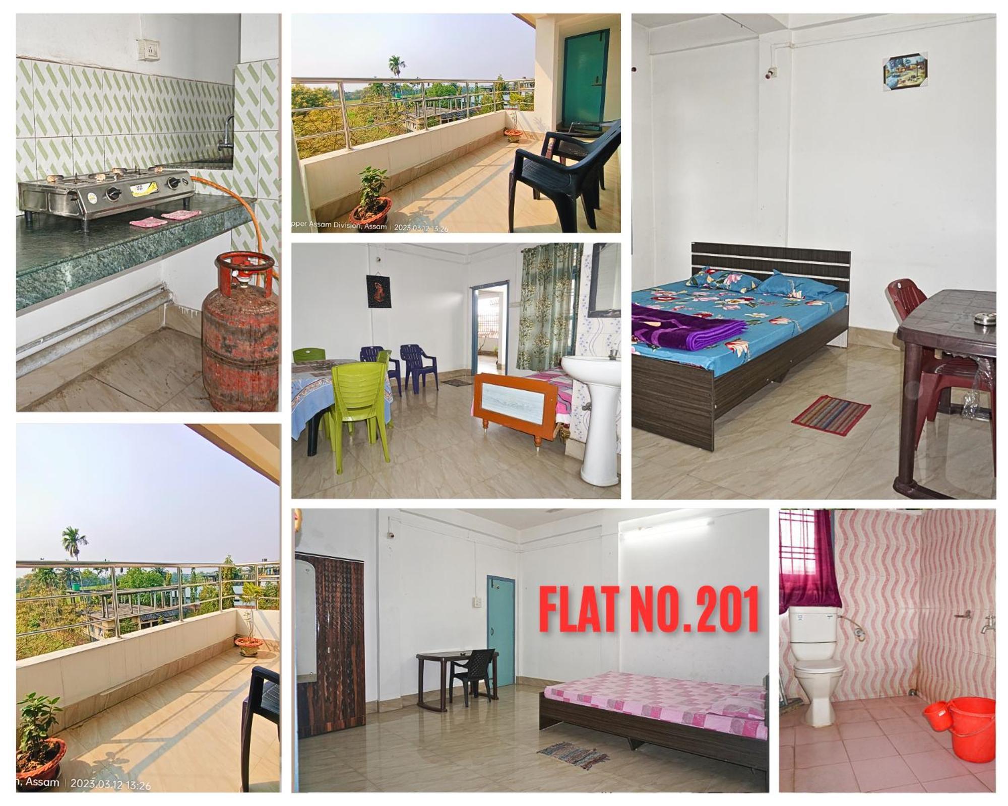 Taj Residency Holiday Homestay -Entire 1Bhk & 2Bhk Private Apartments -Call 767Ooo54Oo Jorhāt Buitenkant foto