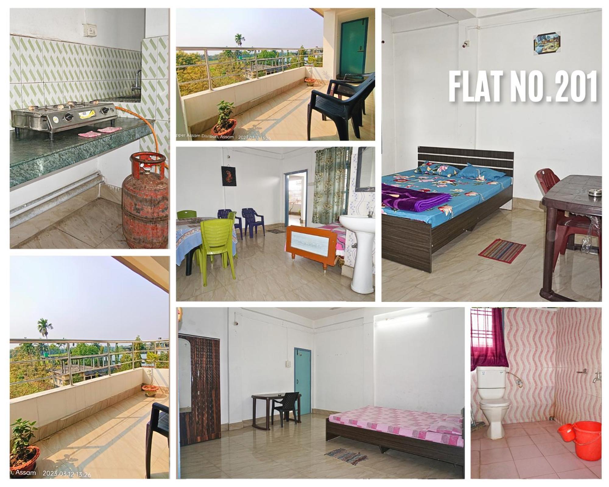 Taj Residency Holiday Homestay -Entire 1Bhk & 2Bhk Private Apartments -Call 767Ooo54Oo Jorhāt Buitenkant foto
